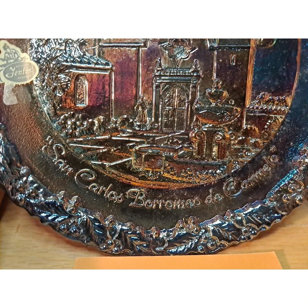 Fenton Christmas in America No 8 Plate 8